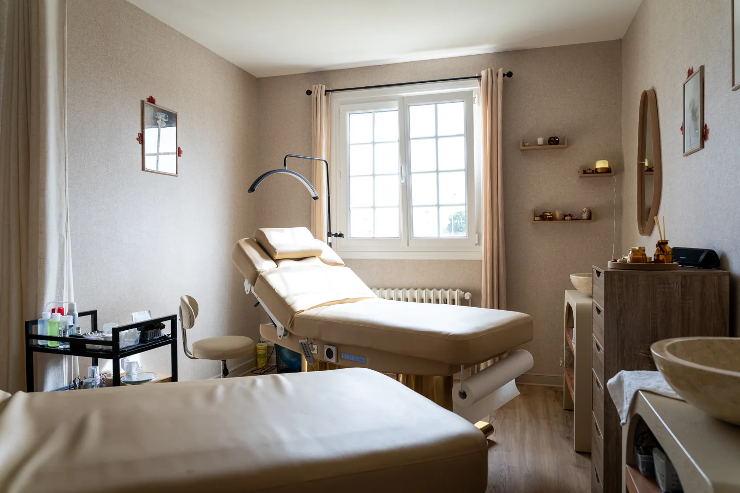 La cabine lumineuse de Maison Léa